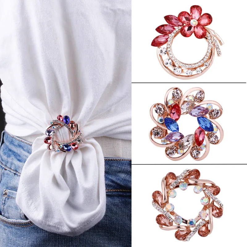 High Quality Fine Bijouterie Rhinestone Brooch Small Collar Wedding Bridal Pin Brooches Wholesale Hat Decoration | Украшения и