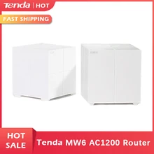 

Tenda Nova MW6, 1000M WiFi Router, Whole Home Mesh WiFi System with 11AC 2.4G/5.0GHz Wireless WI-FI Repeater, APP Remote Manage