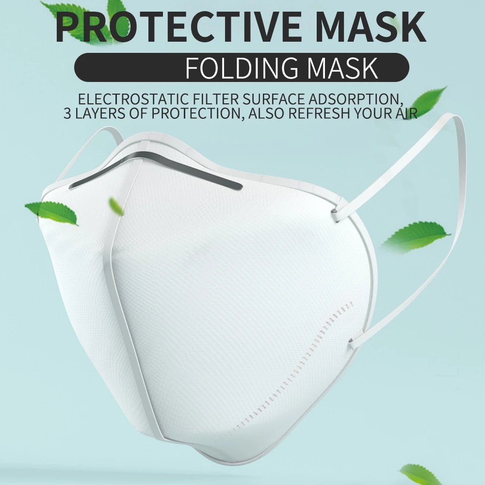 

10/5/2Pcs Safety Protective Mask Durable Masks Dust Mask Non Woven Fabric Anti-Dust Anti-fog isolation mask