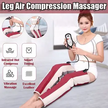 

Electric Air Compression Leg Massager Leg Wraps Foot Ankles Calf Massage Machine Promote Blood Circulation Relieve Pain Fatigue