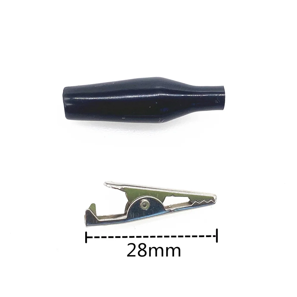 28MM Metal Alligator Clip S4 Crocodile Electrical Clamp for Testing Probe Meter 10pcs/lot alligator clips