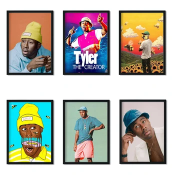 

Tyler creator famous singer portrait painting family living room decoration Art Decor HD quality posters canvas painting K880
