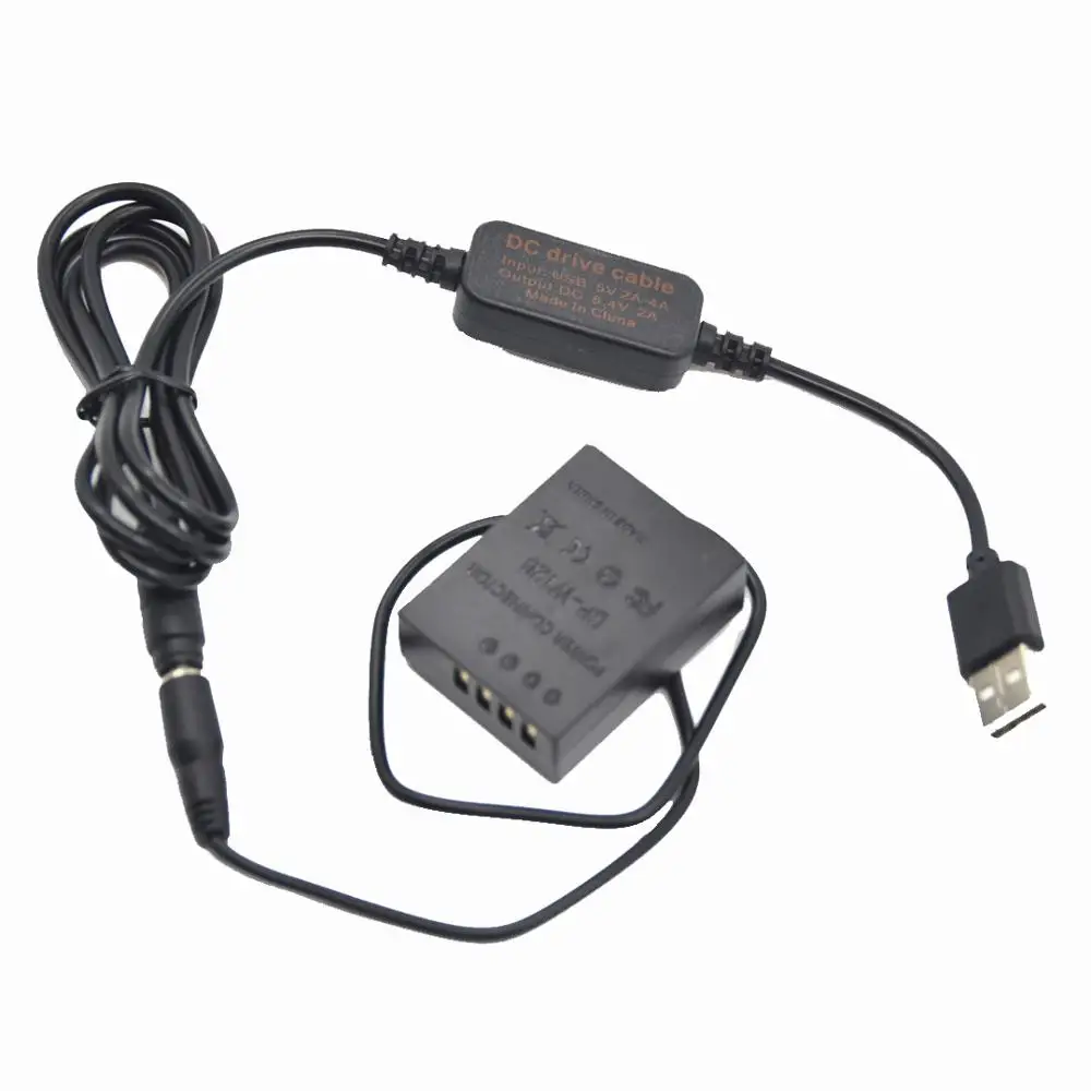 5V USB Power Cable+CP-W126 NP-W126 Dummy Battery For Fujifilm X-E1 X-E2 X-A1 X-A2 X-T1 X-T2 X-T10 X-T20 XA5 XA7 FinePix HS35EXR