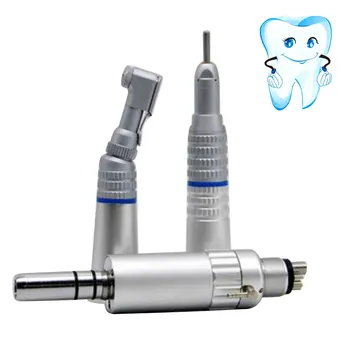 

Dental Electric Motor Straight Contra Angle Slow Speed Handpiece For Dental Lab Micromotor Polish Tool