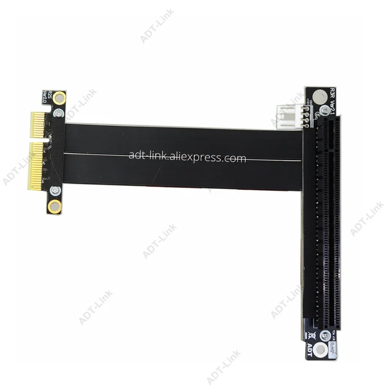 PCI E Riser Card Express PCIE 4X to 16X адаптер SATA 4Pin power GEN 3 0 кабель для майнинга|Компьютерные