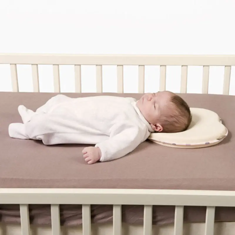 Новая брендовая подушка для защиты от опрокидывания новорожденного малыша плоская голова шеи предотвращает поддержку младенца 1 шт Детская форменная Подушка Детские подарки