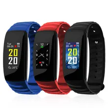 Цветной экран умный Браслет пульсометр кровяное давление сна контрольный Шагомер фитнес Bluetooth Смарт-браслет
