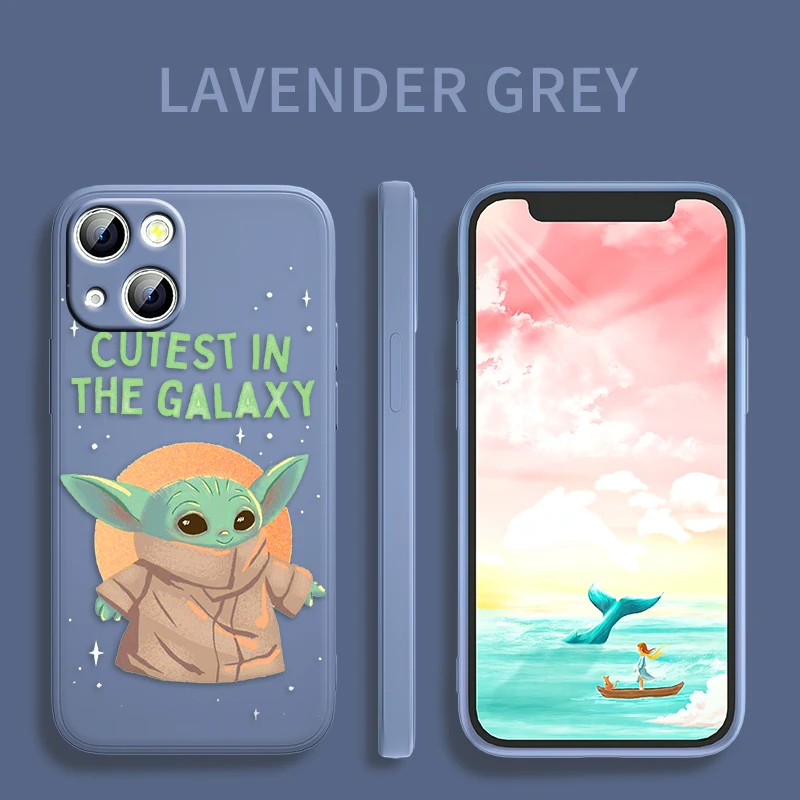 iphone 13 pro max cover Star Wars Baby Yoda For Apple iPhone 13 12 Mini 11 Pro XS MAX XR X 8 7 6S SE Plus Liquid Silicone Soft Cover Phone Case apple iphone 13 pro max case