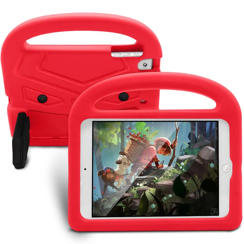 Для iPad Mini 1 2 3 4 5 чехол 360 полная защита чехол-подставка для iPad Mini 5 4 Чехол детский противоударный силиконовый чехол с ручкой EVA