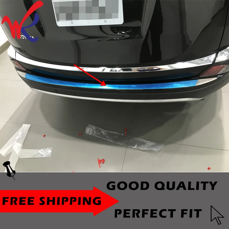 

Loyalty for Toyota RAV4 2016 2017 Outer Rear Bumper Trunk Threshold Sill Plate Cover Trim Car Accessories Auto Styling
