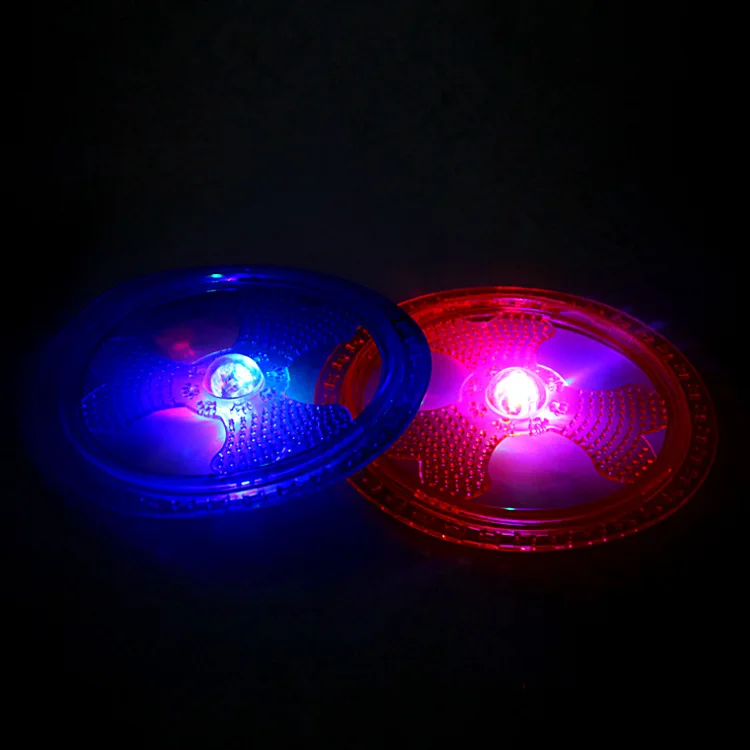 

Pet Supplies Frisbee Toy TPR Material Resistance Shining Dog Training Throwing Shining Flying Saucer Pet Toy