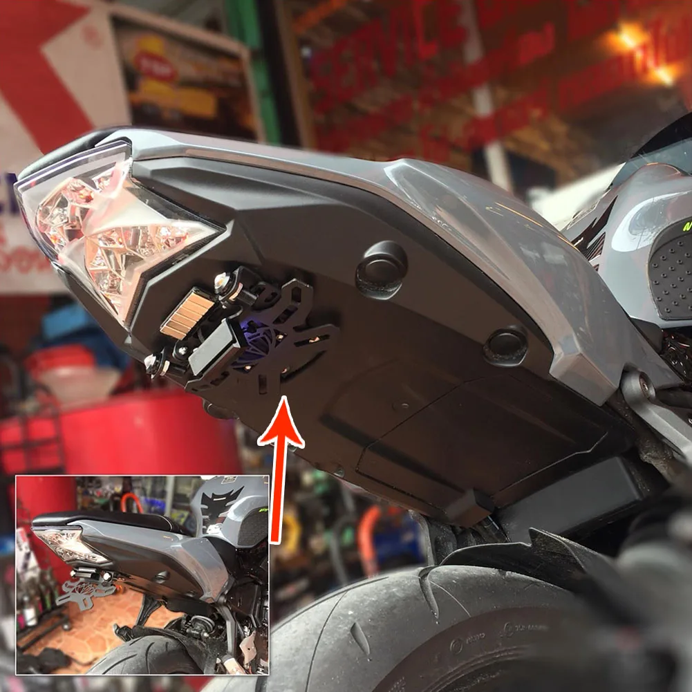Держатель номерного знака Рамка для YAMAHA MT 09 FZ MT09 FZ09 MT/FZ 2017 2018 2019 кронштейн крыла