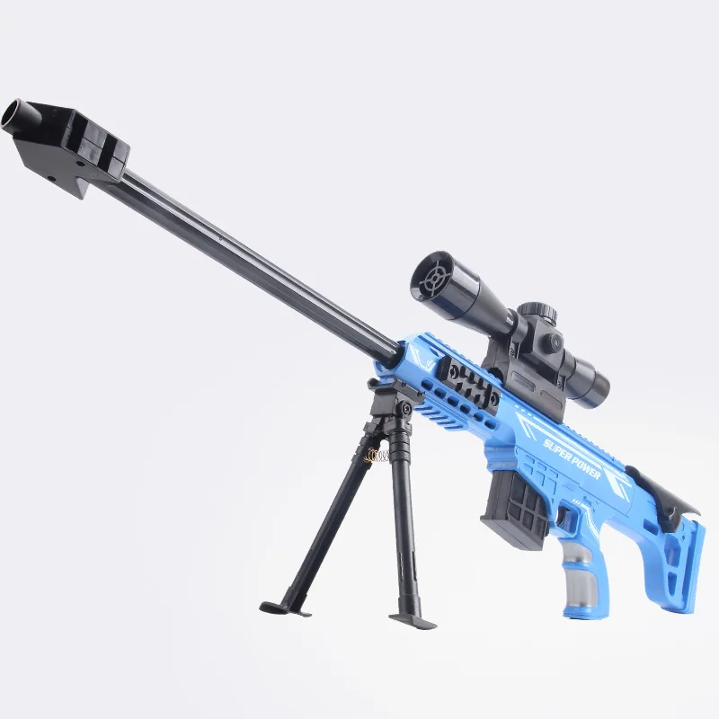 Игрушечный пистолет Barrett снайперская винтовка из мягкой резины военный