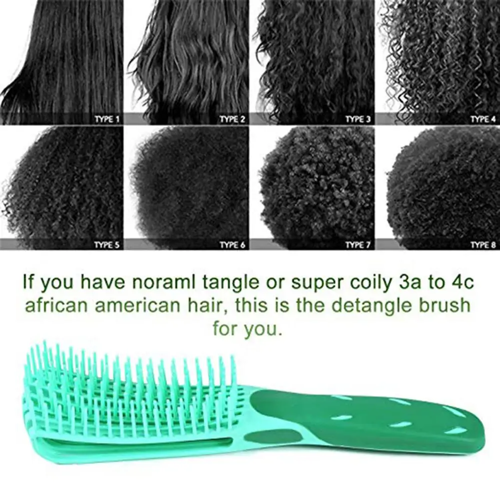 Расческа осьминог, воздушная расческа, пушистая расческа для волос, расческа для волос, афро текстура, волнистые волосы, завивка, сухие вьющиеся натуральные волосы, Хай