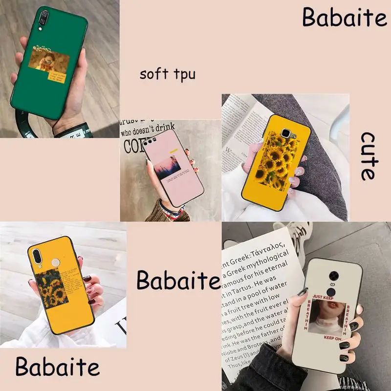 Babaite забавные фотографии набор текста на телефоне чехол для samsungaNote10lite A81 01 11 31