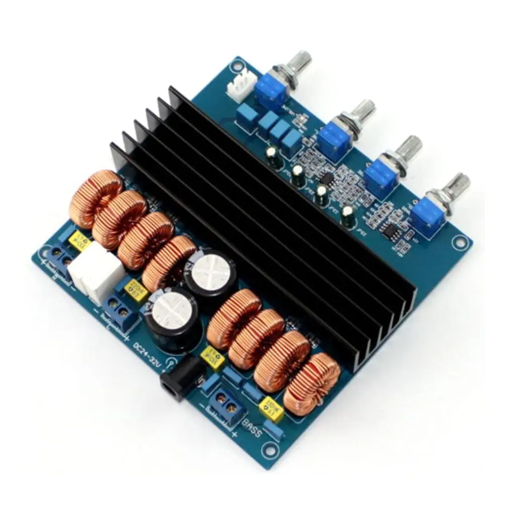 TDA7498 модуль усилителя 2 1 каналов 200 Вт + 100 4ohm класса D Плата Tone Отрегулированная