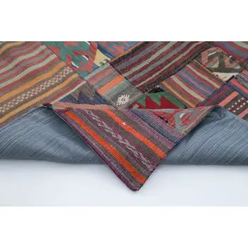 

201x301 Cm Multicolor Handmade Rugs Patchwork Rug-7x10 Ft