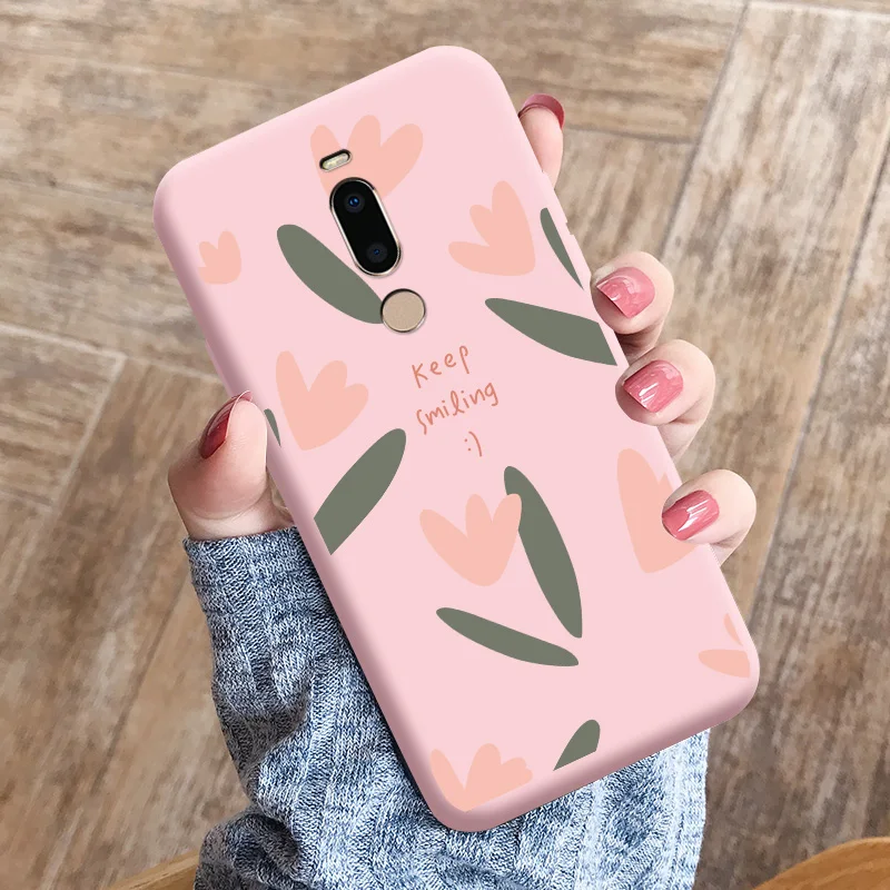 Love Shape TPU Soft Shell For Meizu V8 Prime Case Matte Silicone Fundas For Meizu M8 Case Cute Cartoon Phone Cover For M8 Lite 