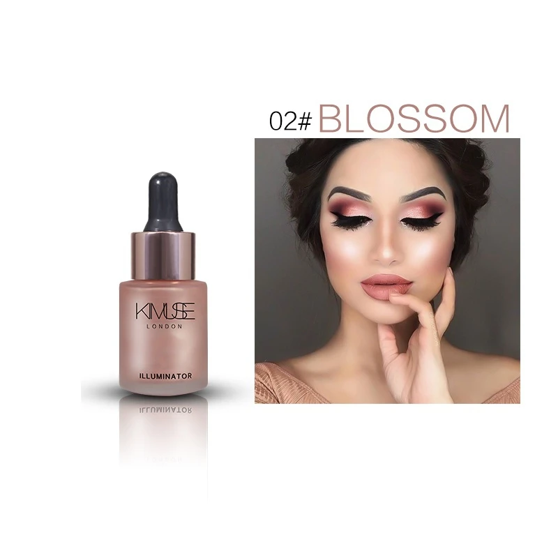 Блеск для лица жидкий хайлайтер Make Up хайлайтер тональный крем для лица красота светящаяся ультраконцентрированная жидкость