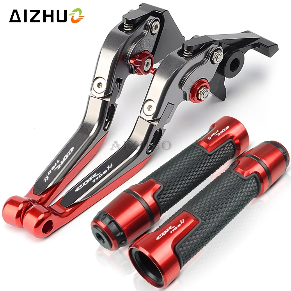 

Motorcycle CNC Adjustable Foldable Brake Clutch Lever Handle Hand Grips Set For Honda CBR1100XX BLACKBIRD CBR 1100 XX 1996-2007
