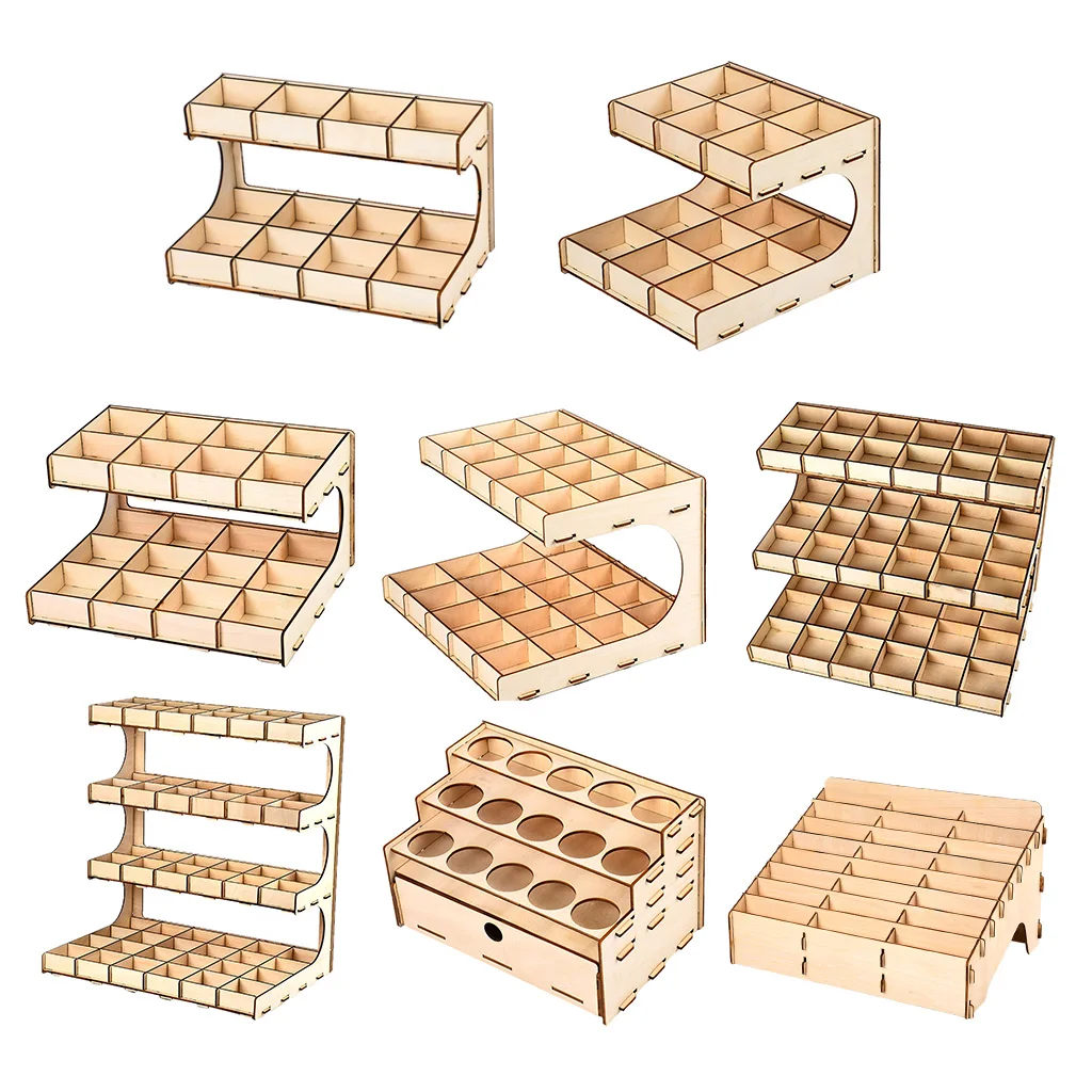 Paint Stand, Airbrush Tool Holders Racks, Model Paint Pen Pencil Oil Brush Storage  Organizer for Model Paint Pigment Ink Bottle , 6 Layer, Optional 