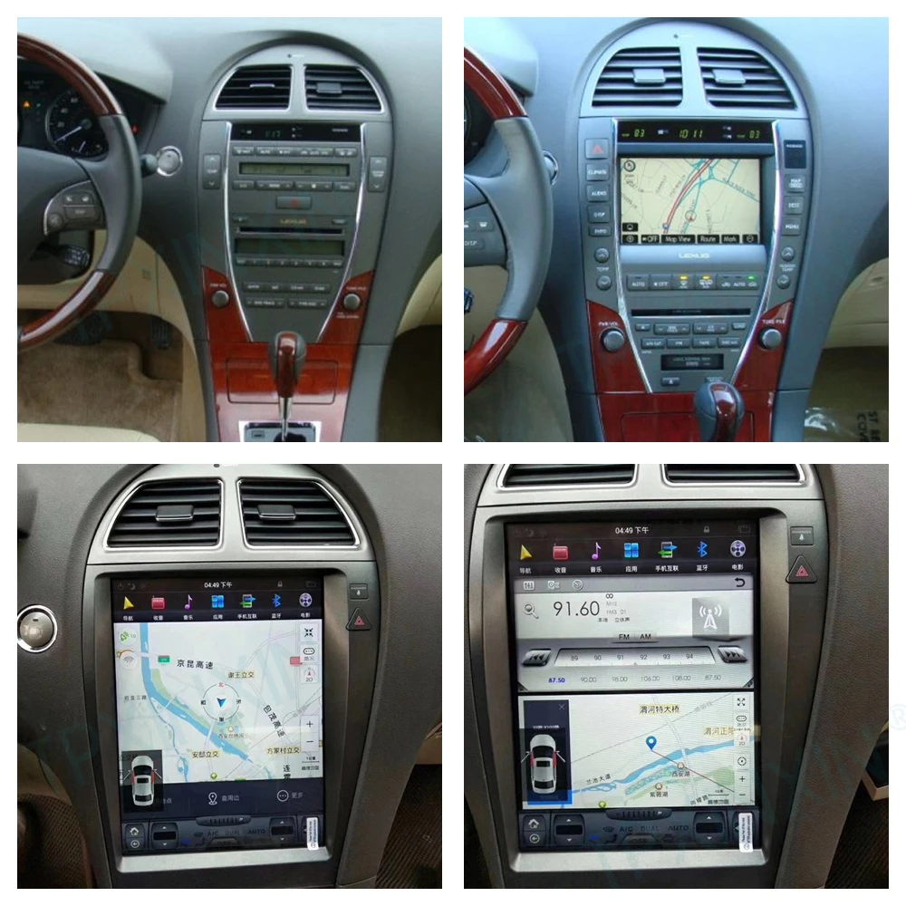 

For Lexus ES ES240 ES300 ES330 ES350 2006 - 2012 Android 9 Carplay Radio Player Car GPS Navigation Mutimedia Stereo Head Unit