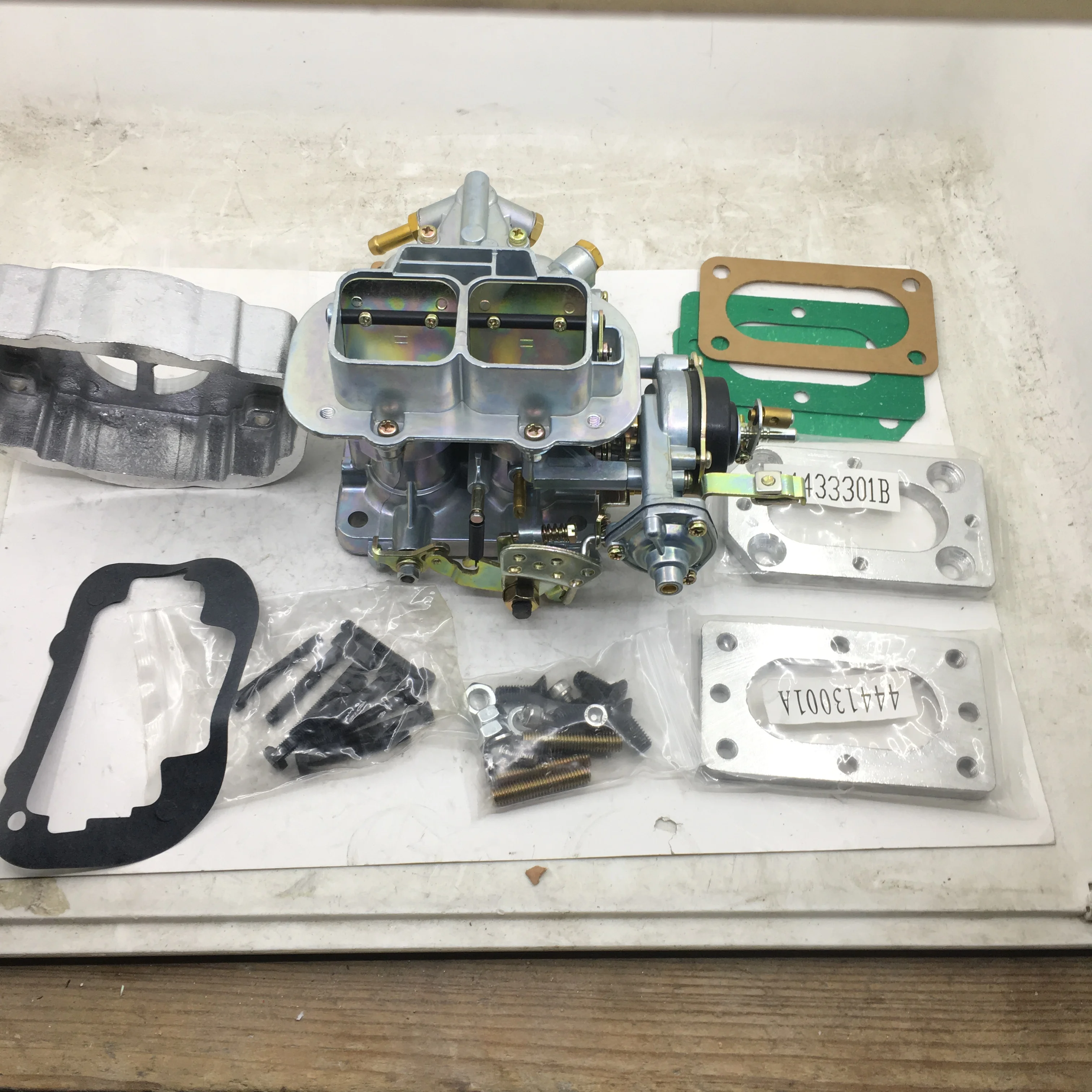 

SherryBerg fajs 32/36dgv carburetor air fitler adapter carb Conversion kit for SUZUKI SAMURA 85 86 87 88 89 for WEBER CARBURETOR