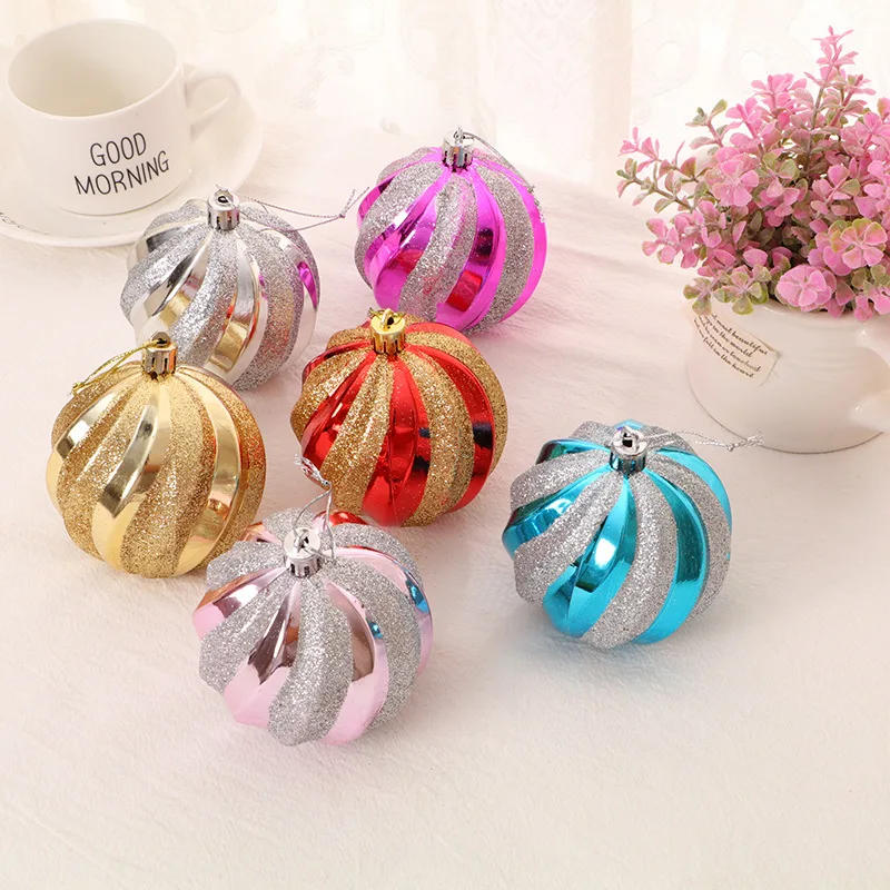 34Pcs 40mm Christmas Tree Balls Small Bauble Hanging Home Party Ornament Decor