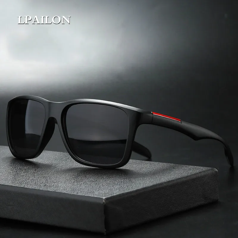 

LPAILON Revamp Of Sport Men Sunglasses Polarized Shockingly Colors Sun Glasses Outdoor Driving Photochromic Sunglass With Box