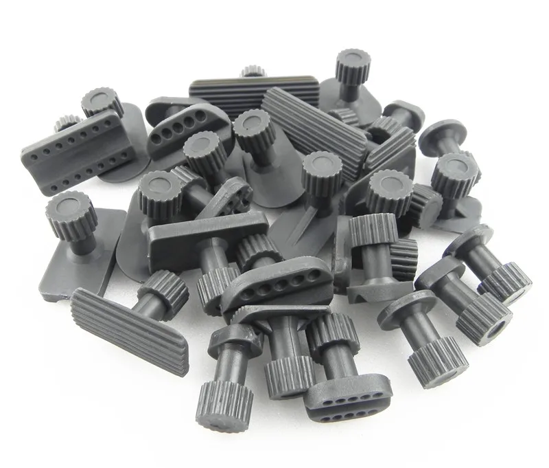 

30pcs/set Thickened Bold Dent Puller Glue Pulling Tabs Paintless Removal Body Repair Tools Kit