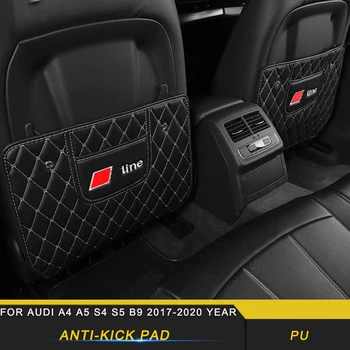 

Auto Car Care Seat Back Protector Cover Anti-kick Mat Pad Cushion Interior Accessorie for Audi A4 A5 S4 S5 B9 2017-2020