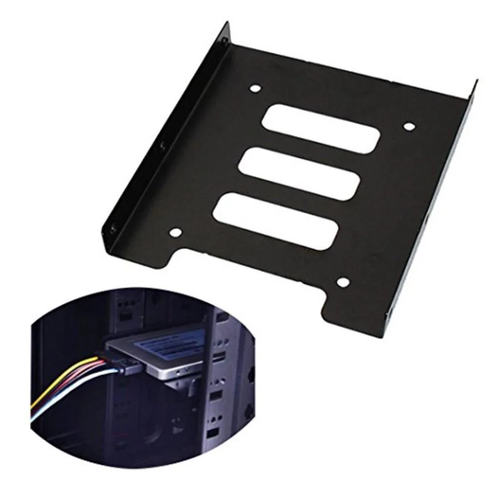 2.5in to 3.5in SSD to HDD Metal Hard Drive Holder Mounting Adapter Bracket Dock 