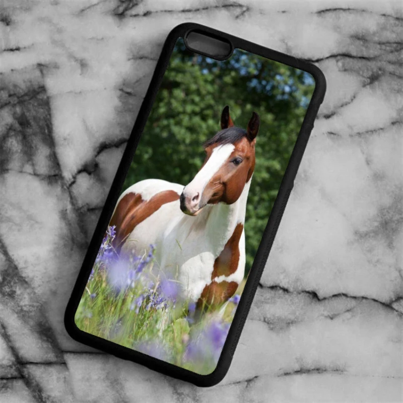 Прозрачный Чехол для телефона KETAOTAO Running Horse s для iPhone 4S SE 5 6 5C 5S 6S 7 8 SE X Plus XR XS XSMax чехол из мягкого ТПУ резины и силикона - Цвет: Прозрачный