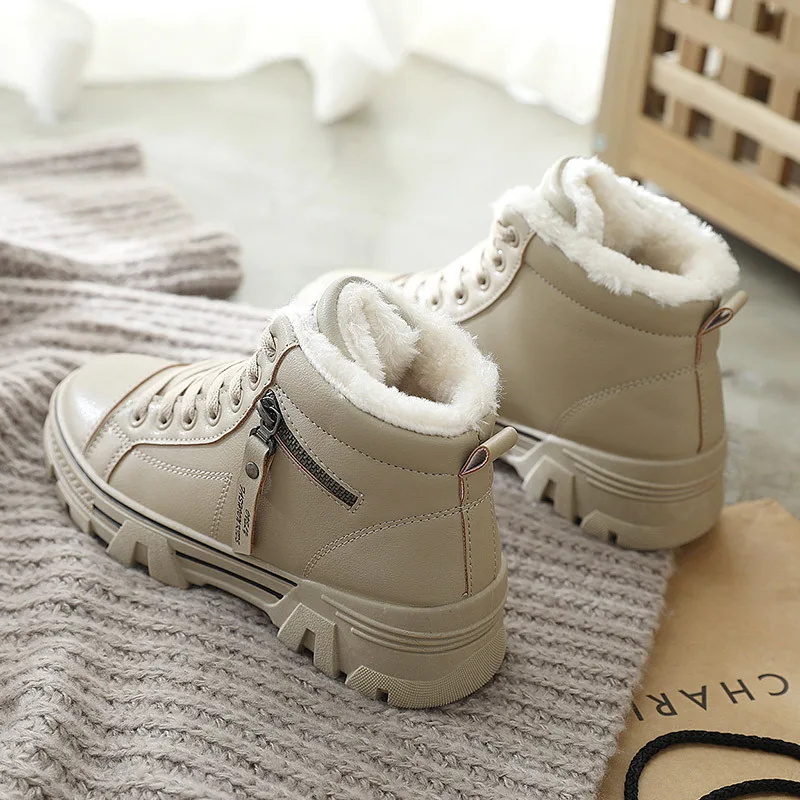 Scarpe Da Donna Invernali Scarpe Da Ginnastica Stringate Da Donna Stivaletti Da Neve Piattaforma Calda Impermeabile Botas Calzature Donna Botas De Muj