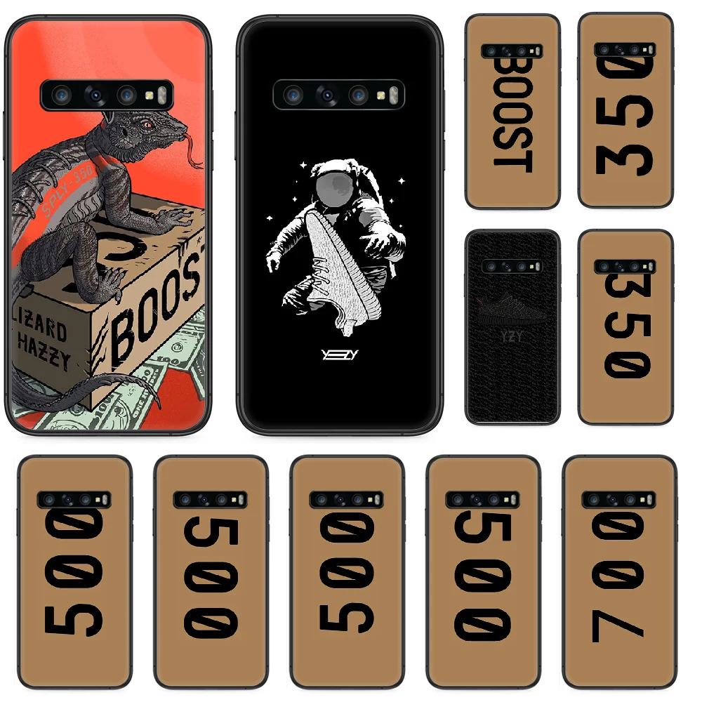 Kanye BOOST 350 500 700 чехол для телефона Samsung Galaxy S 10 20 3 4 5 6 7 8 9 Plus E Lite Uitra черный силиконовый