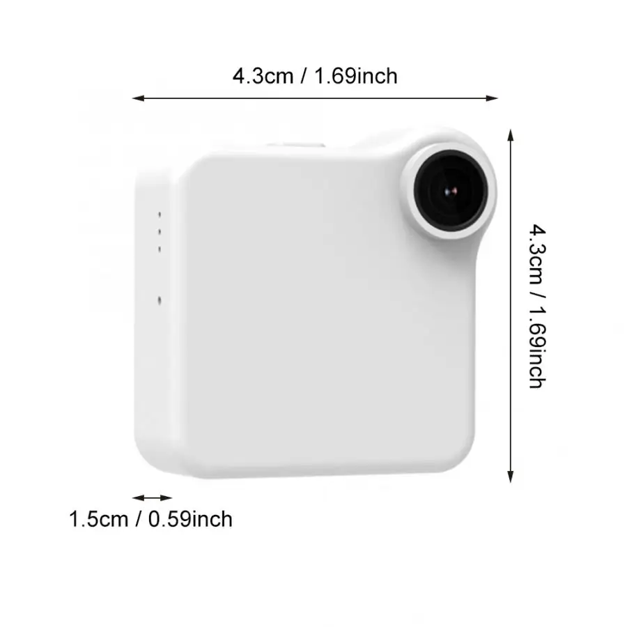 C1 портативный мини 720P HD инфракрасный WiFi экшн-Камера спортивная видеокамера комплект с креплениями
