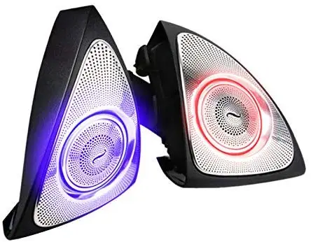 US $150.22 Car Interior 3 Colors Led Ambient Light 3d Rotary Tweeter Speaker For C Class W205 C180c200 C250 C300c350W205