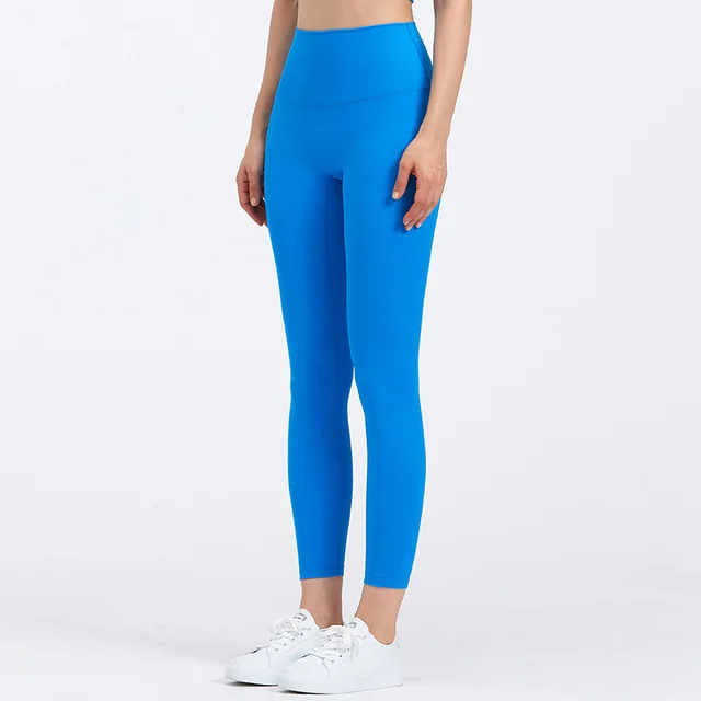 Lulu Quality Leggings Sport Women Fintess Tight High Waist Yoga Pant Butter Soft Gym Clothe 100%squat Proof Compression Athletic Glazed
