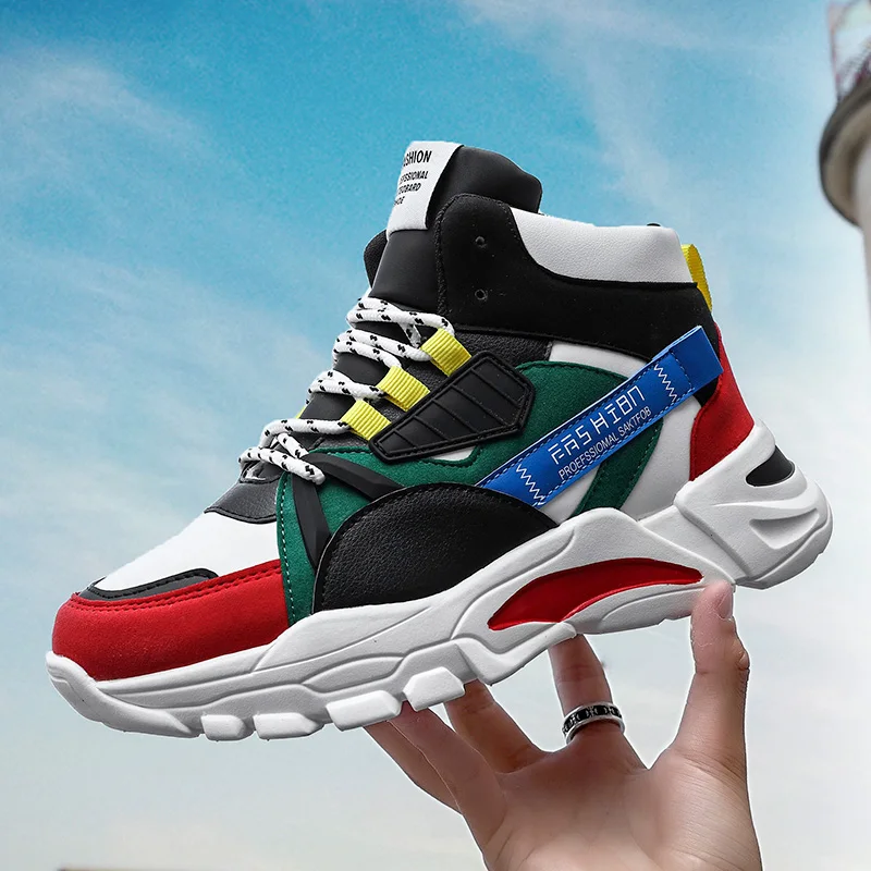 

Running shoes men Korean Cool Spring Shoes Non-slip Light Shock Absorber Breathable Sports Shoes Zapatos