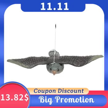 

Outdoor Hunting Shooting Decoys Realistic Flying Bird Hawk Pigeon Decoy Pest Control Garden Traps Scare crow Ornament