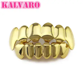 

1Set New Arrival Mold Kit Dental Hip Hop Gold Silver Tooth Cap Top & Bottom Grill Teeth Grillz Mouth Grills Body Jewelry