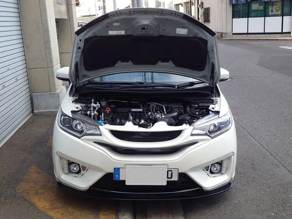 Передняя крышка капота для Honda Fit GK3 нипппель из углеродного волокна нипппеля 2013