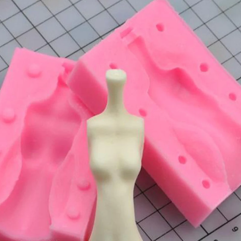 Женские формы для работы с сахарной мастикой модель человеческого тела силиконовые формы из полимерной глины ручной работы форма для выпечки пирожных с шоколадной начинкой