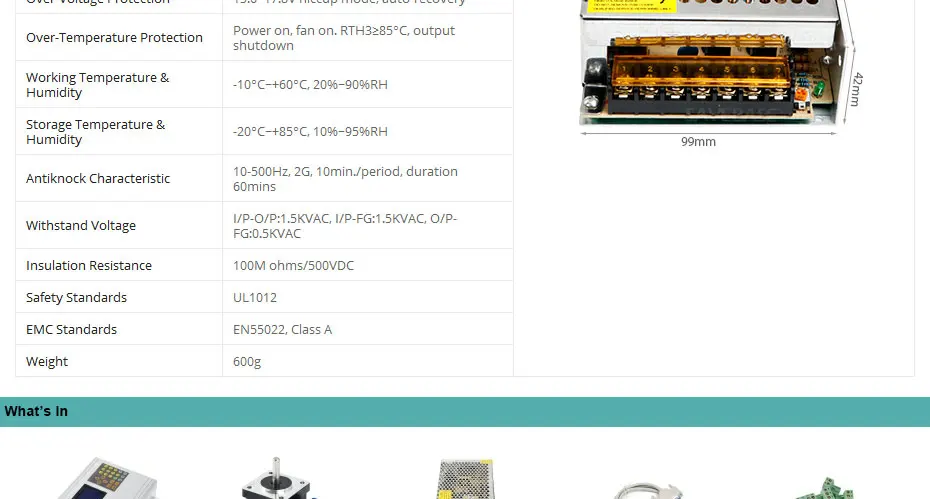4 шаговый двигатель TB6560 HB Nema14 62oz-in двигатель 12В высокого качества блок питания для роутер для самостоятельной сборки/плазменной резки