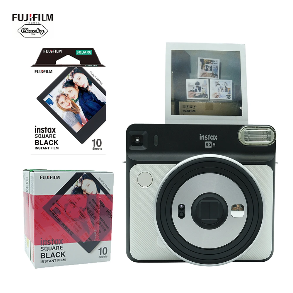 

2020 Fujifilm Instax Mini SQ6 Camera Instant Film Photo Camera Fuji Film Camera Christmas Gift New Year Gift +10 30 Sheets Film