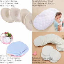 Protèges seins anti débordements respirants et lavables,lot de 4, 6 10 ou 12 pièces de coussins absorbants, accessoire de maternité pour l'alimentation de bébé,