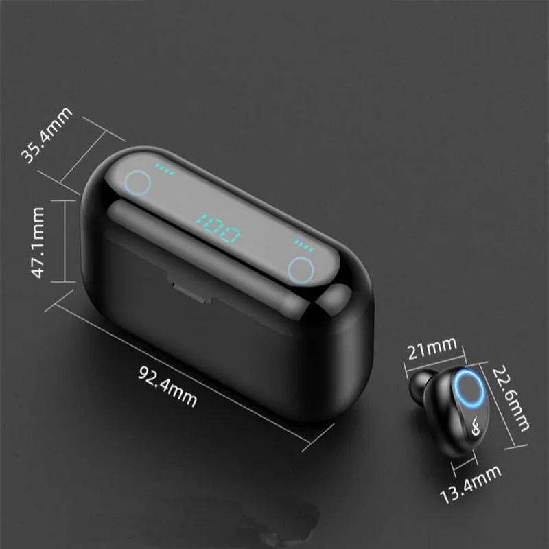 TWS Headphones Wireless Bluetooth Earphones aptX with Qualcomm Chip True Wireless Stereo Earbuds Headset Headphone