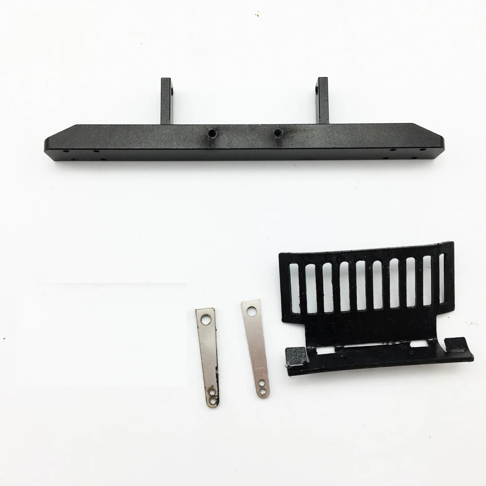 Black RBR/C WPL B36 Урал специальный металлический передний бампер DIY обновление модифицированная модель скалолазание внедорожный пульт дистанционного управления автомобиль игрушка аксессуары - Цвет: Black