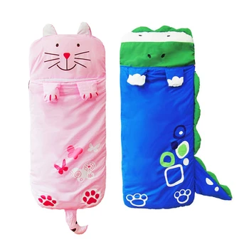 

2 Pcs Sleeping Bags Bedding Baby Kids Sack Infant Toddler Winter Cartoon Animals Sleep Bag - Pink & Blue