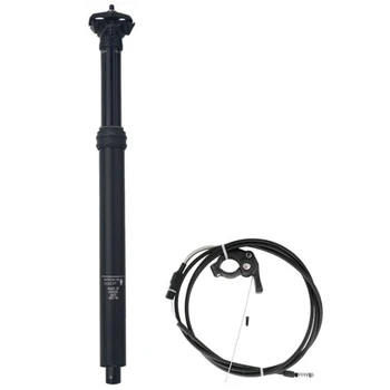 

ZOOM Bike Height Adjustable Line Control Seat Post Aluminum Alloy Dropper Seatpost 30.9mm Inside Line Road Bicycle Parts